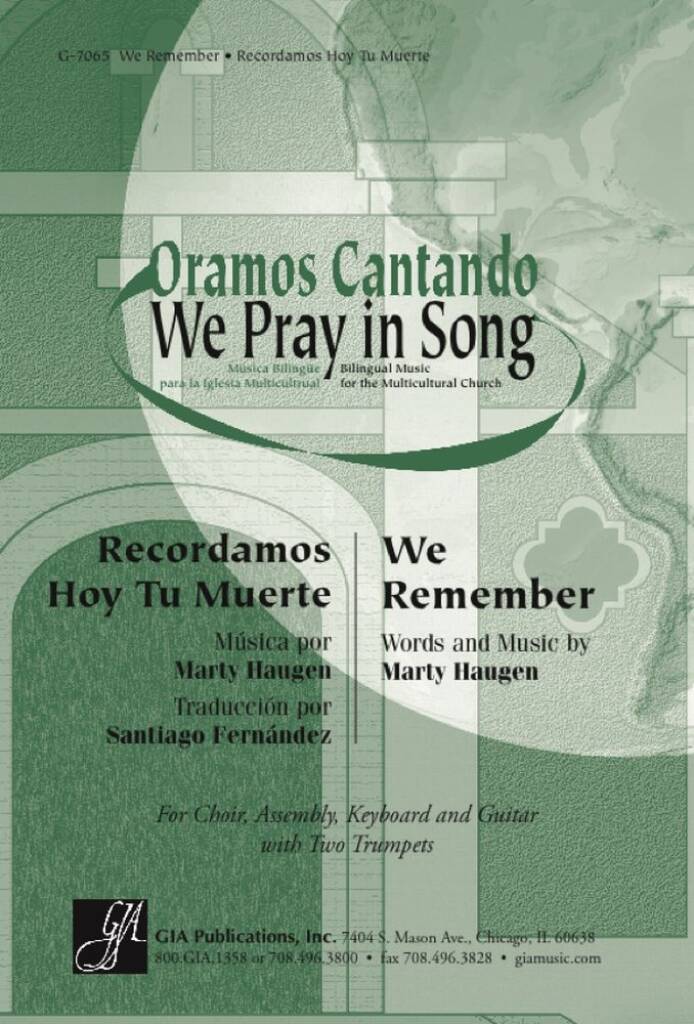 We Remember - Instrument parts